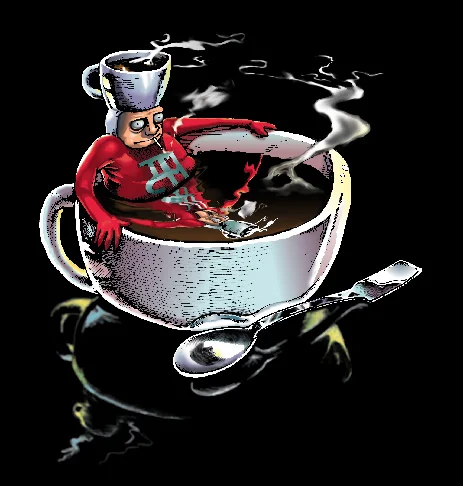 ★Coffee Manページ★ TM 1-9 covers — Too Much Coffee Man